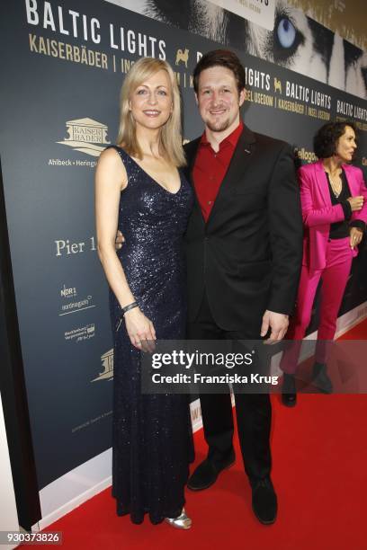 Matthias Steiner and his wife Inge Steiner during the 'Baltic Lights' charity event on March 10, 2018 in Heringsdorf, Germany. The annual event...