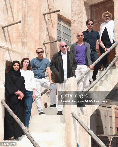 Doha Film Institute CEO Fatma Al Remaihi, DFI Director of the Film Fund and Programs Hanaa Issa, Qumra Masters Andrey Zvyagintsev, Gianfranco Rosi,...