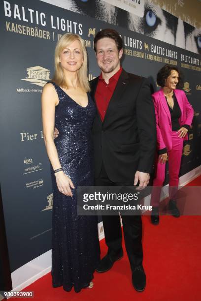 Matthias Steiner and his wife Inge Steiner during the 'Baltic Lights' charity event on March 10, 2018 in Heringsdorf, Germany. The annual event...