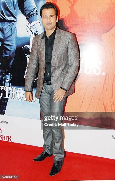 Actor Rohit Roy at the Sahara Sports Awards gala on Monday, November 9, 2009 in Mumbai.