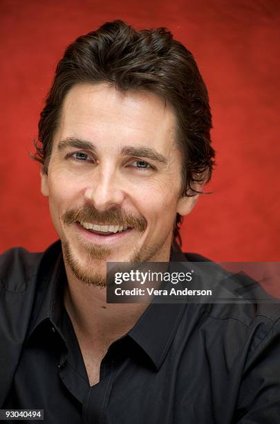 Christian Bale attends the "Public Enemies" press conference held at the Peninsula Hotel on June 19, 2009 in Chicago, Illinois.