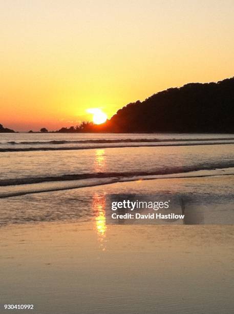 sunset palolem - palolem beach stock pictures, royalty-free photos & images