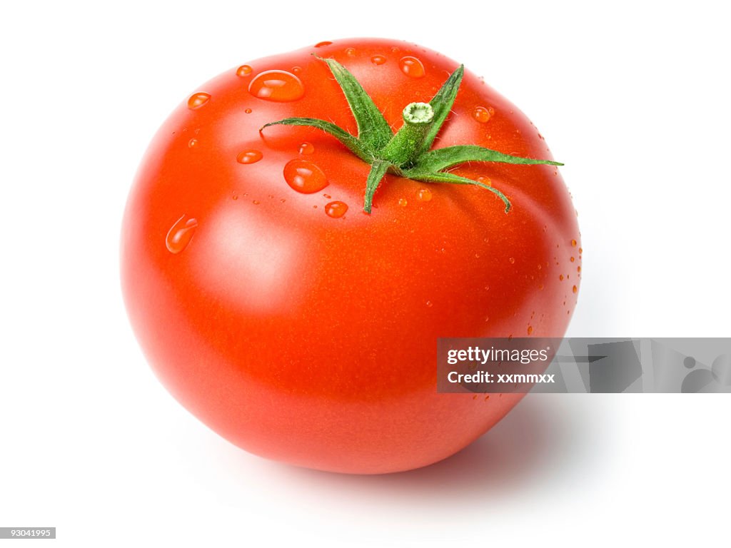 Tomate mit clipping path