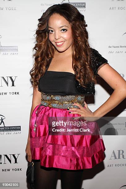 Singer Alexandra Alexis attends the 3rd annual Art Rocks! New York at The Bowery Hotel on November 12, 2009 in New York City.