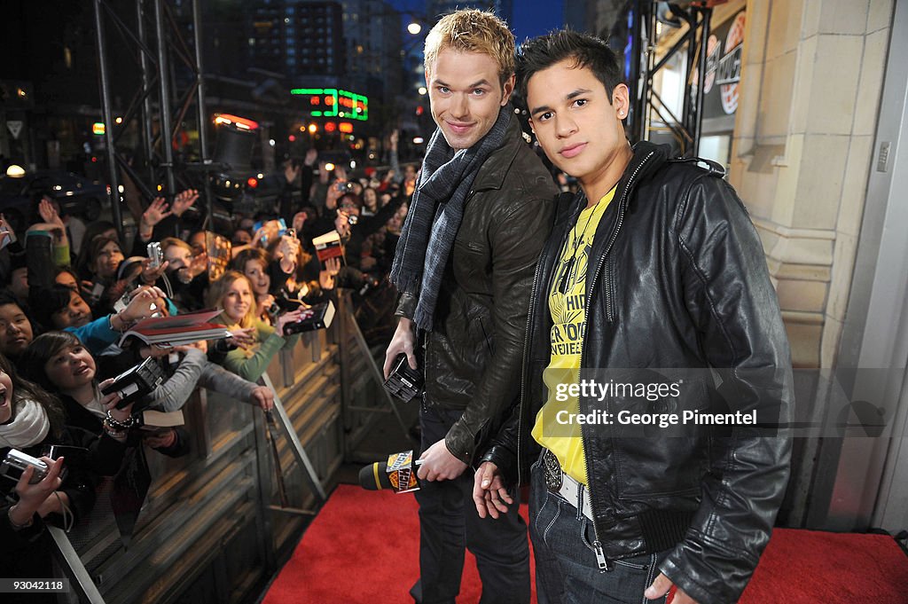 Kellan Lutz and Bronson Pelletier From "The Twilight Saga: New Moon" and T