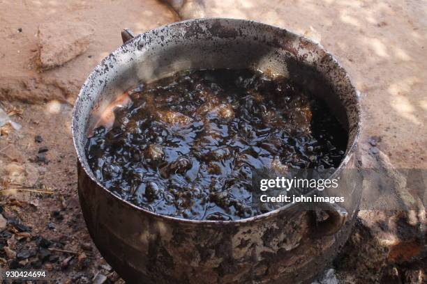 boiled shea butter - shea tree stock pictures, royalty-free photos & images