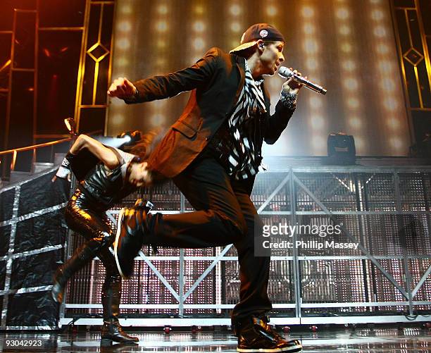 Brian Littrell from the Backstreet Boys performs in the O2 on November 13, 2009 in Dublin, Ireland.