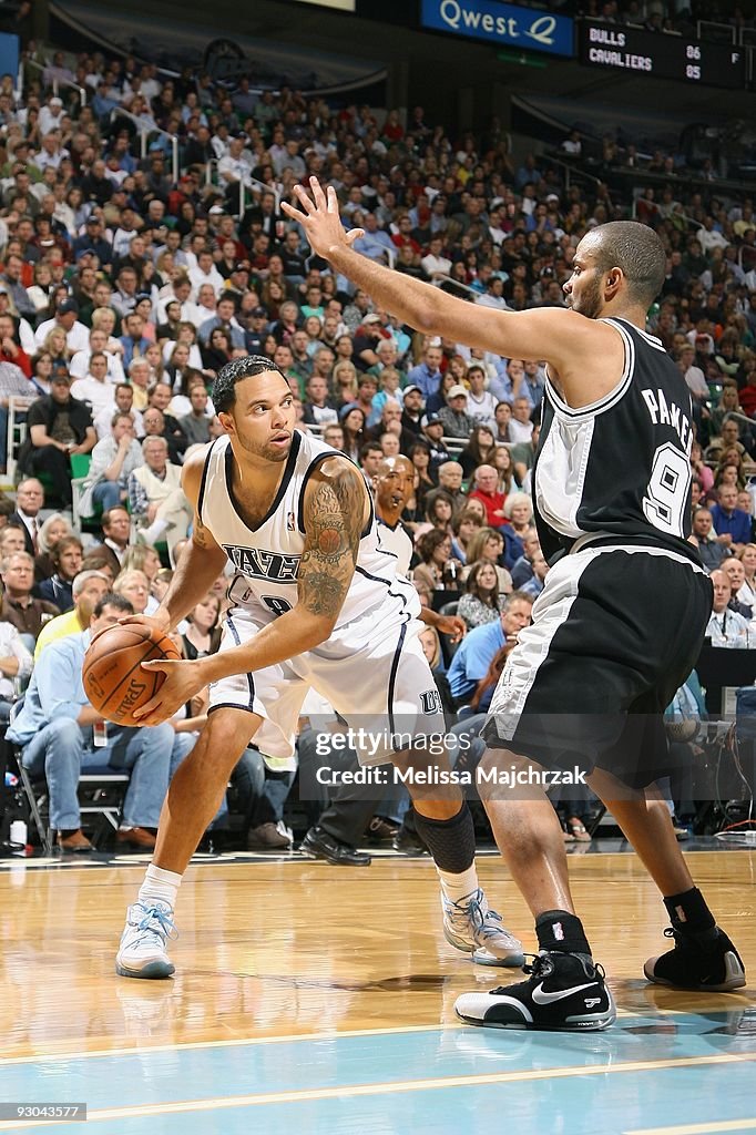 San Antonio Spurs v Utah Jazz