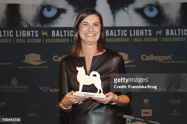 Winner Inka Schneider during the 'Baltic Lights' charity event on March 10, 2018 in Heringsdorf, Germany. The annual event hosted by German actor...