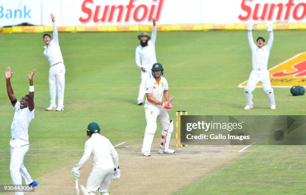 Shaun Marsh of Australia during day 3 of the 2nd Sunfoil Test match between South Africa and Australia at St Georges Park on March 11, 2018 in Port...