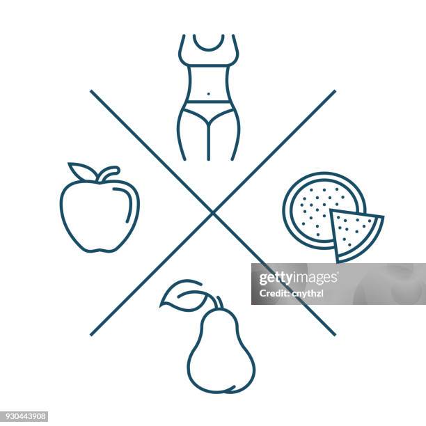 diet icon - eating carrot stock illustrations