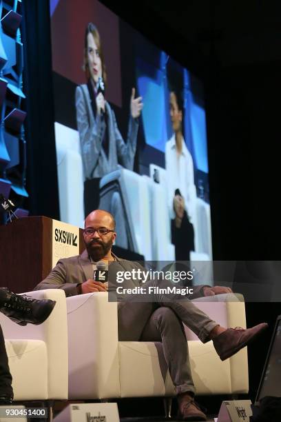 Jeffrey Wright speaks onstage at the Westworld Featured Session during SXSW at Austin Convention Center on March 10, 2018 in Austin, Texas.