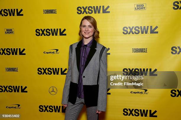 Evan Rachel Wood attends the Westworld Featured Session during SXSW at Austin Convention Center on March 10, 2018 in Austin, Texas.