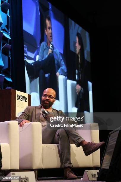 Jeffrey Wright speaks onstage at the Westworld Featured Session during SXSW at Austin Convention Center on March 10, 2018 in Austin, Texas.