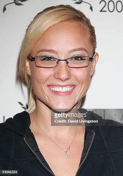 Actress Lauren C. Mayhew attends opening night of the Bel Air Film Festival at UCLA's James Bridges Theater on November 13, 2009 in Los Angeles,...