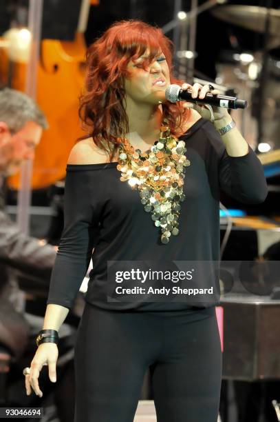 Natalie Williams performs at The Barbican as part of the London Jazz Festival on November 13, 2009 in London, England.