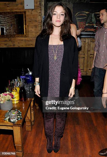 Olivia Thirlby attends the "Uncertainty" premiere after party at Su Casa on November 13, 2009 in New York City.