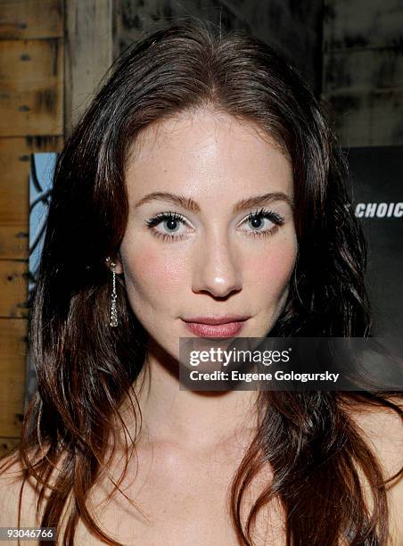 Lynn Collins attends the "Uncertainty" premiere after party at Su Casa on November 13, 2009 in New York City.