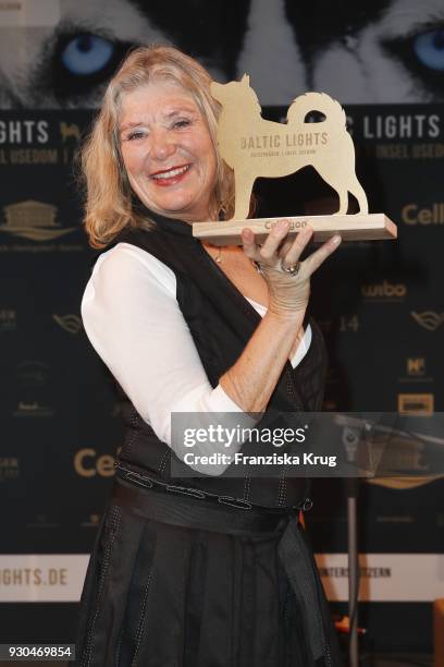 Winner Jutta Speidel during the 'Baltic Lights' charity event on March 10, 2018 in Heringsdorf, Germany. The annual event hosted by German actor Till...