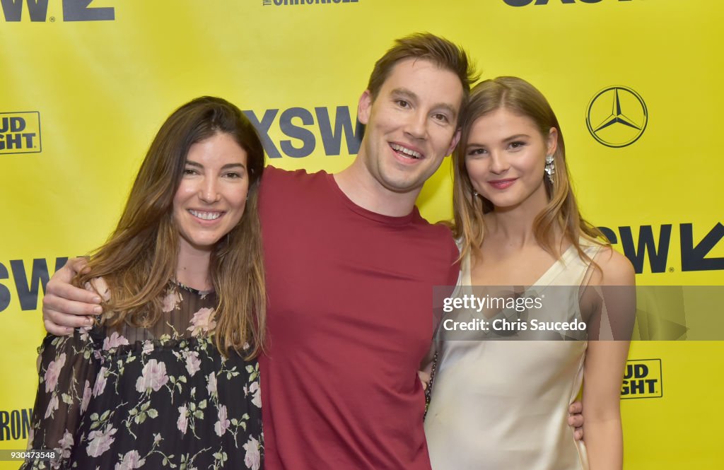 Carly Stone, director Jason Stone and actor Stefanie Scott attend