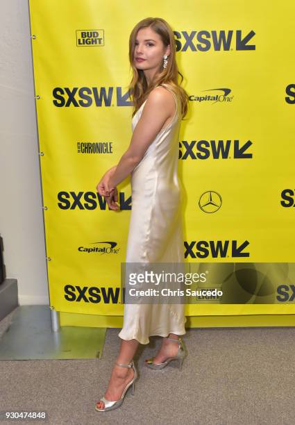 Actor Stefanie Scott attends the premiere of "First Light" during SXSW at Alamo Lamar on March 10, 2018 in Austin, Texas.