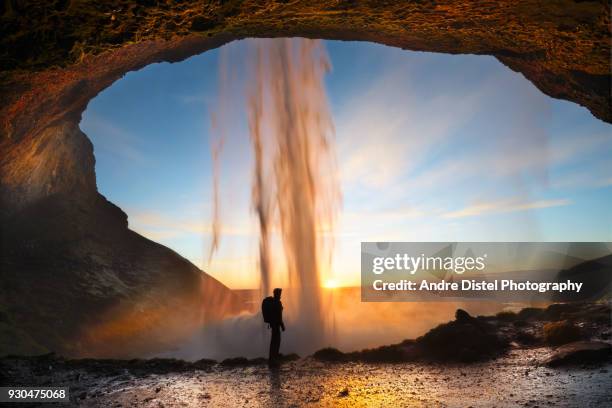 iceland landscape and nature - iceland - セリャランスフォス ストックフォトと画像