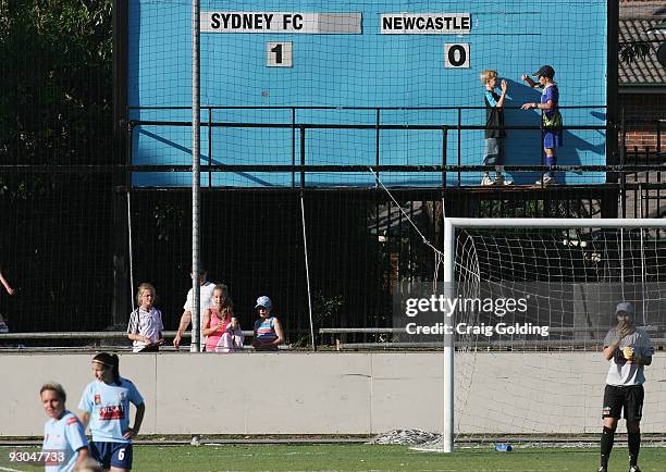 General view during the round seven W-League match between Sydney FC and the Newcastle Jets at Seymour Shaw on November 14, 2009 in Sydney, Australia.