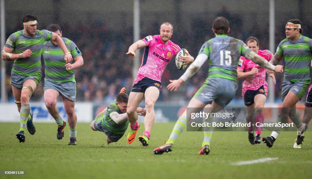 Exeter Chiefs v Newcastle Falcons - Anglo-Welsh Cup Semi Final