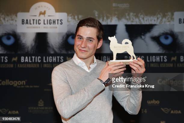 Winner Timothy Boldt during the 'Baltic Lights' charity event on March 10, 2018 in Heringsdorf, Germany. The annual event hosted by German actor Till...