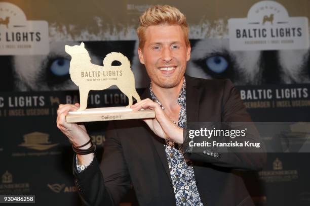 Winner Maximilian Arland during the 'Baltic Lights' charity event on March 10, 2018 in Heringsdorf, Germany. The annual event hosted by German actor...