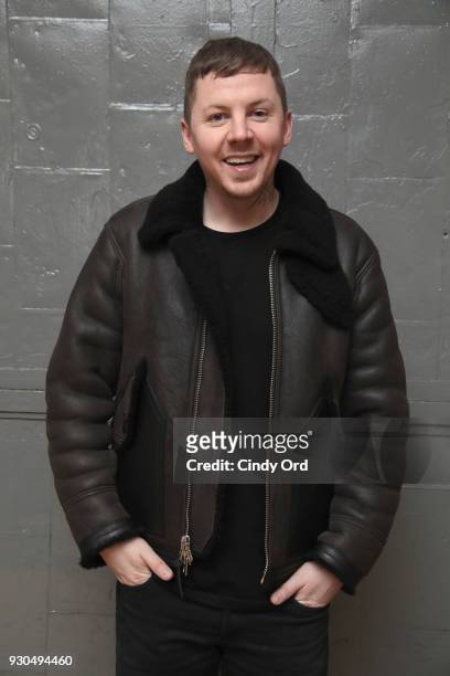 Rapper Professor Green attends the Gurls Talk Festival in collaboration with Coach and Teen Vogue at Industry City on March 11, 2018 in New York City.