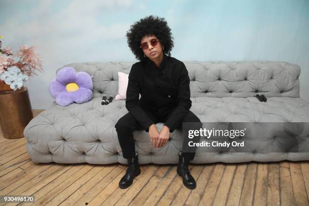 Co-founder of Black Lives Matter Canada Janaya Khan attends the Gurls Talk Festival in collaboration with Coach and Teen Vogue at Industry City on...