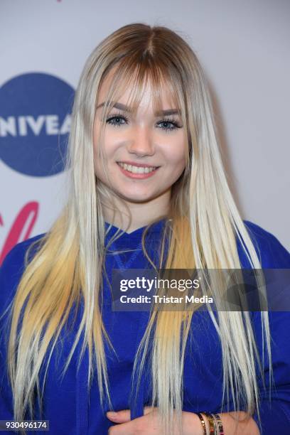 Julia Beautx during the 'GLOW - The Beauty Convention' at Westfalenhalle on March 11, 2018 in Dortmund, Germany.