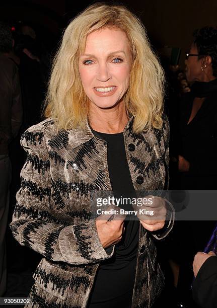 Actress Donna Mills attends the "Baby It's You" Opening Night at the Pasadena Playhouse on November 13, 2009 in Pasadena, California.