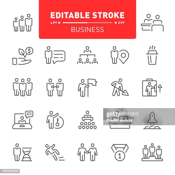 business icons - conflict icon stock illustrations