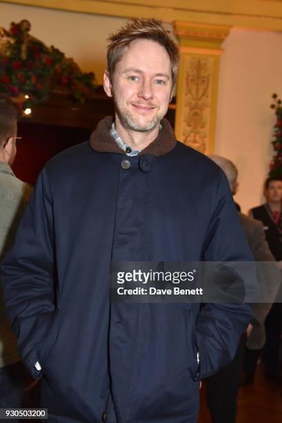 James Redmond attends the press matinee after party for "Brief Encounter" at The Haymarket Hotel on March 11, 2018 in London, England.