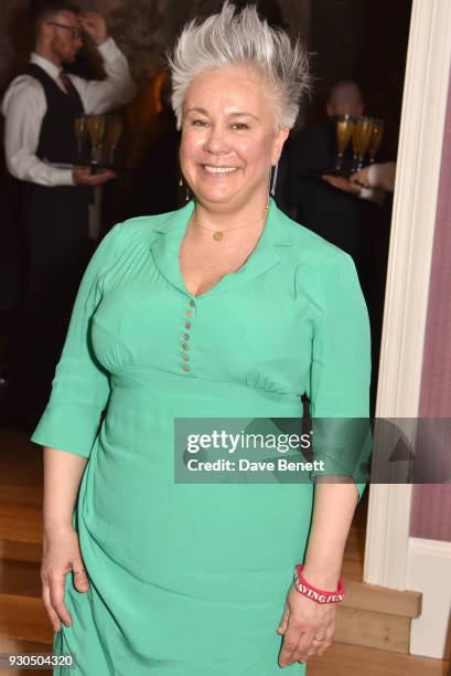 Emma Rice attends the press matinee after party for "Brief Encounter" at The Haymarket Hotel on March 11, 2018 in London, England.