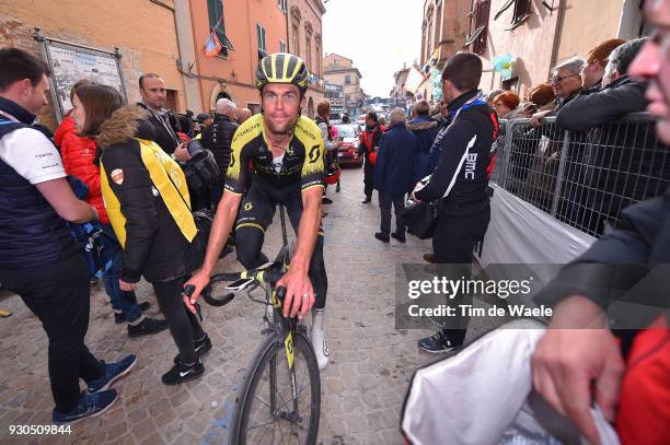 Arrival / Jack Bauer of New Zealand / during the 53rd Tirreno-Adriatico 2018, Stage 5 a 178km stage from Castelraimondo to Filottrano 269m March 11,...