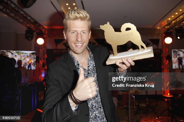 Winner Maximilian Arland during the 'Baltic Lights' charity event on March 10, 2018 in Heringsdorf, Germany. The annual event hosted by German actor...