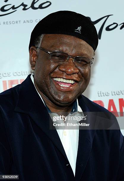 Comedian/actor George Wallace arrives at the grand opening of comedian/impressionist Frank Caliendo's show, "The New Faces of Las Vegas Comedy" at...