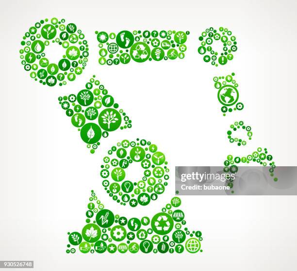 robotic hand nature and environmental conservation icon pattern - solar panel construction stock illustrations