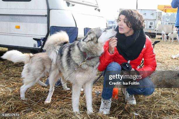 German actress Ulrike Folkerts during the 'Baltic Lights' charity event on March 10, 2018 in Heringsdorf, Germany. The annual event hosted by German...