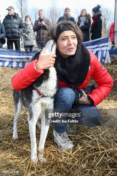 German actress Ulrike Folkerts during the 'Baltic Lights' charity event on March 10, 2018 in Heringsdorf, Germany. The annual event hosted by German...