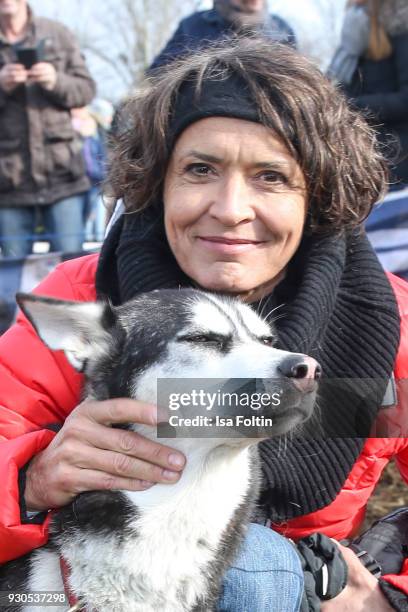 German actress Ulrike Folkerts during the 'Baltic Lights' charity event on March 10, 2018 in Heringsdorf, Germany. The annual event hosted by German...