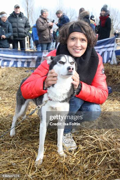 German actress Ulrike Folkerts during the 'Baltic Lights' charity event on March 10, 2018 in Heringsdorf, Germany. The annual event hosted by German...