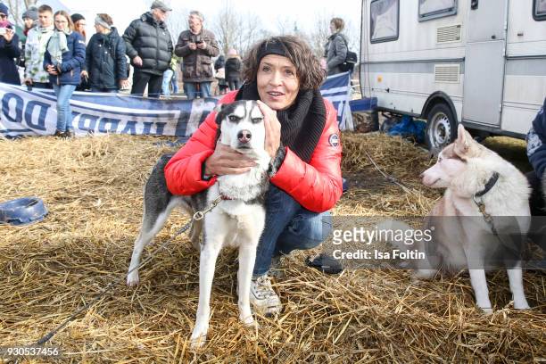 German actress Ulrike Folkerts during the 'Baltic Lights' charity event on March 10, 2018 in Heringsdorf, Germany. The annual event hosted by German...
