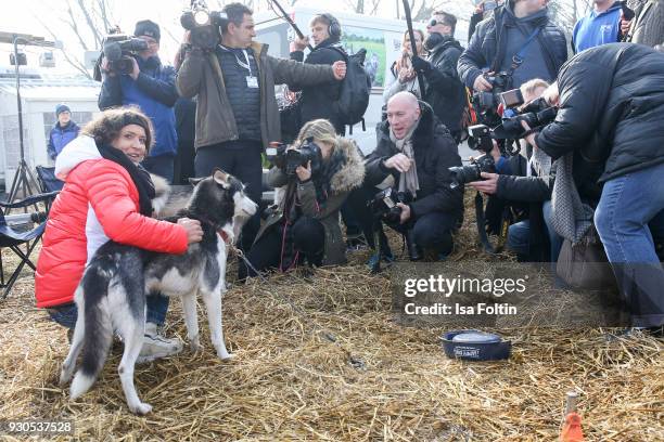 German actress Ulrike Folkerts during the 'Baltic Lights' charity event on March 10, 2018 in Heringsdorf, Germany. The annual event hosted by German...