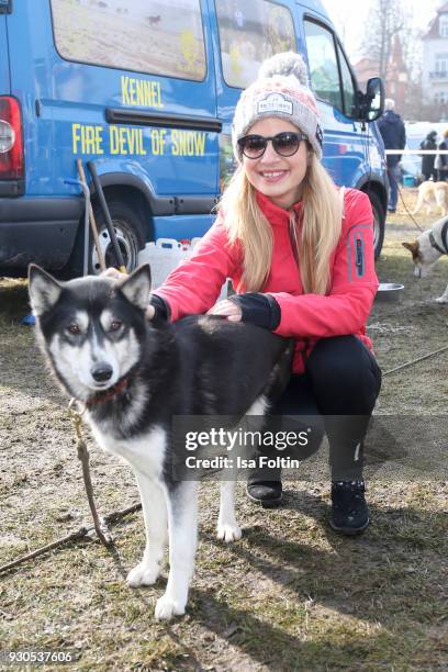 German actress Susan Sideropoulos during the 'Baltic Lights' charity event on March 10, 2018 in Heringsdorf, Germany. The annual event hosted by...