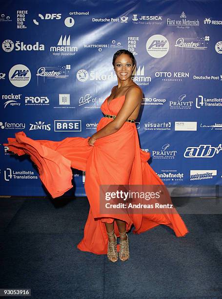 Actress Milka Loff Fernandes attends the Unesco Charity Gala 2009 at the Maritim Hotel on November 14, 2009 in Dusseldorf, Germany.