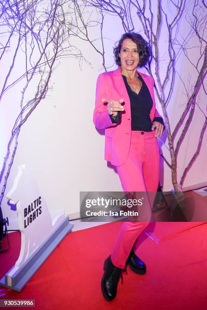 German actress Ulrike Folkerts during the 'Baltic Lights' charity event on March 10, 2018 in Heringsdorf, Germany. The annual event hosted by German...